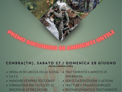 Corso ECM: Primo Soccorso in Ambienti Ostili