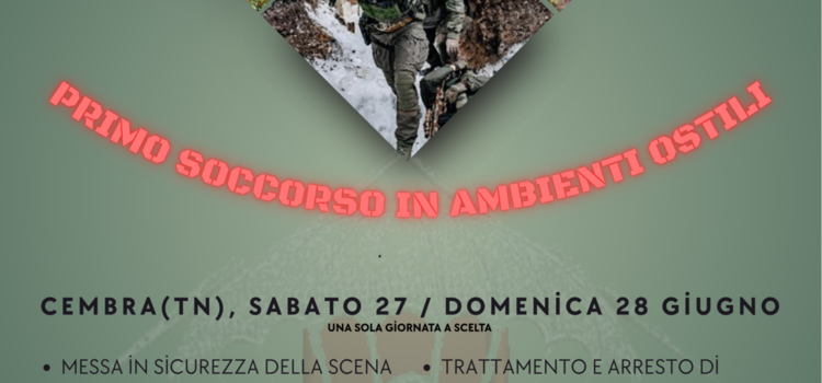 Corso ECM: Primo Soccorso in Ambienti Ostili