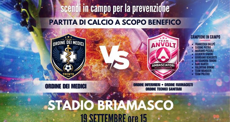 Alleati si vince: a Trento una partita per la prevenzione oncologica